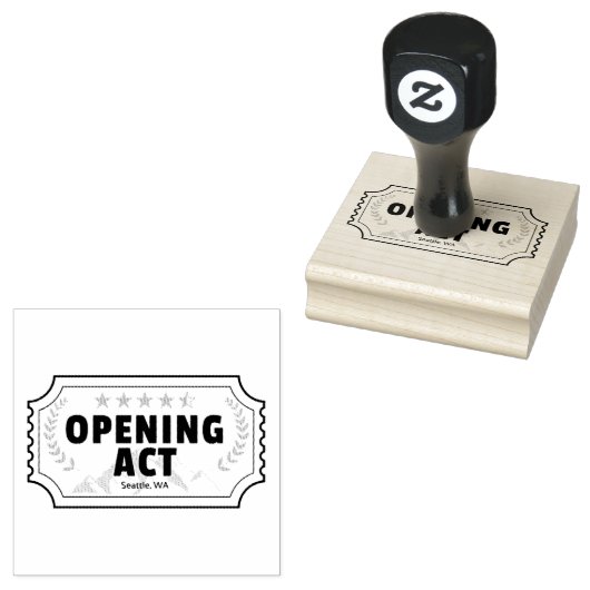 Ticket-Briefmarke Gummistempel (Stempel)