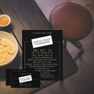 Ticket-Design, Gewinnspiel-Ticket-Spendenveranstal Flyer