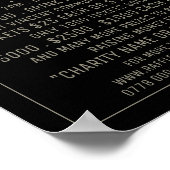 Ticket Design, Raffle Ticket Fundraiser Event Poster (Ecke)