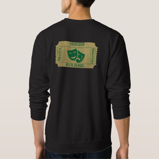 Ticket Design T-Shirt oder Sweatshirt (Rückseite)