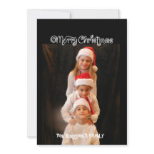 Ticket Frohe Weihnachten ein Foto Weihnachtskarte