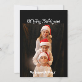 Ticket Frohe Weihnachten ein Foto Weihnachtskarte