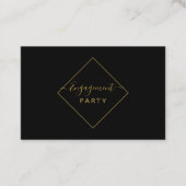 Ticket für Black & Gold Diamond-Engagement (Vorderseite)