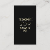 Ticket für Champagner und Feuerwerk Silvester 2019 (Rückseite)