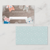 Ticket für das Blue-Diaper-Raffingprogramm für Lan Begleitkarte (Vorne/Hinten)