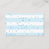 Ticket für das Blue Nautical Diaper Begleitkarte (Rückseite)