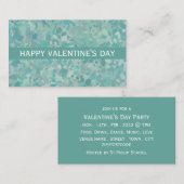 Ticket für das elegante Stone Dot Valentine's Day (Vorne/Hinten)