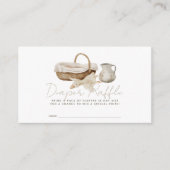 Ticket für das Kinderzimmer "Artikel im Windeln" Begleitkarte (Vorderseite)