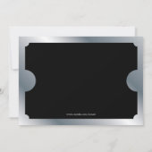 Ticket für das Silver Party Einladung (Rückseite)