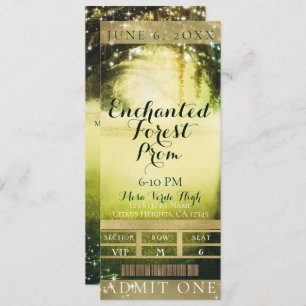 Ticket für das VIP-Party "Green Glow Forest & Ligh Einladung