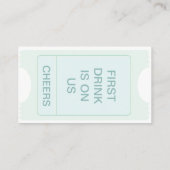 Ticket für das Weihnachts-Party und kostenloser Al (Rückseite)