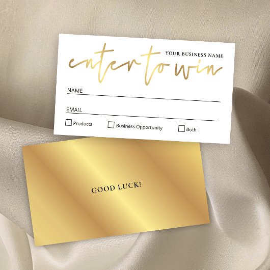 Ticket für das White & Gold Event Raffe