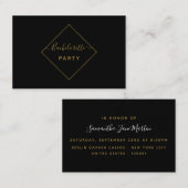 Ticket für den Black & Gold Diamond Junggeselinnen (Vorne/Hinten)