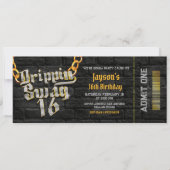 Ticket für den Drippin Swag 16 Einladung (Vorderseite)