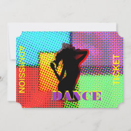 Ticket für den Eintritt in den Tanzabend mit Spaß  Einladung