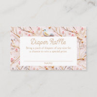 Ticket für den Winter Pink Floral Diaper