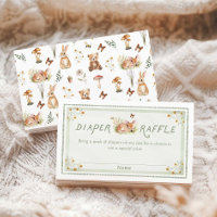 Ticket für Diaper-Raffle Wald und Salbeigrün Baby-