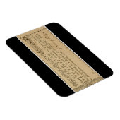 Ticket für die Early American Revolutionskrieg Lot Magnet (Rechte Seite)