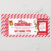 Ticket für die Niedliche Weihnachtsrüstung, Gesche (Vorne/Hinten)