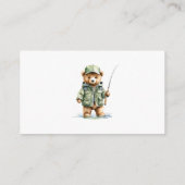 Ticket für niedliche Bärenfischerei Begleitkarte (Rückseite)