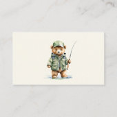 Ticket für niedliche Bärenfischerei Begleitkarte (Rückseite)