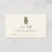 Ticket für niedliche Bärenfischerei Begleitkarte (Vorderseite)