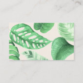 Ticket für niedliche Safari-Tiere Begleitkarte (Rückseite)