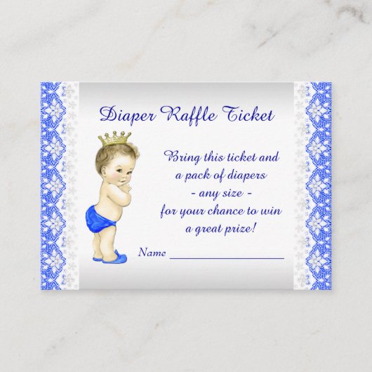 Ticket für Prince Diaper Begleitkarte (Vorderseite)