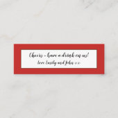 Ticket für Red Wedding Empfang Drinks (Vorderseite)