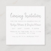 Ticket für Silver Foil & Script-Abend einladen (Vorderseite)