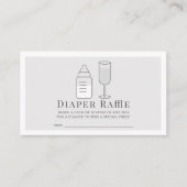 Ticket für Sip & See Flasche Champagner Gr Windeln Begleitkarte (Vorderseite)