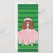 Ticket für Touchdowns oder Tutus-Gender-Enthüllung Einladung (Rückseite)