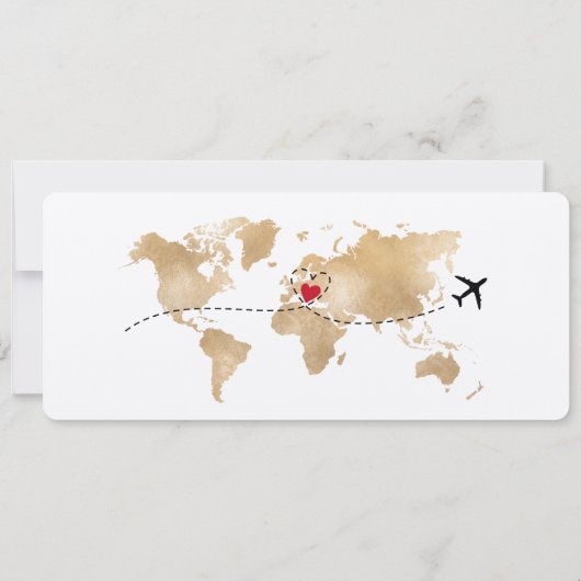 Ticket für Weihnachten Boarding Einladung (Rückseite)