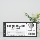 Ticket-Gutschein für Hot Air Balloon (Stehend Vorderseite)