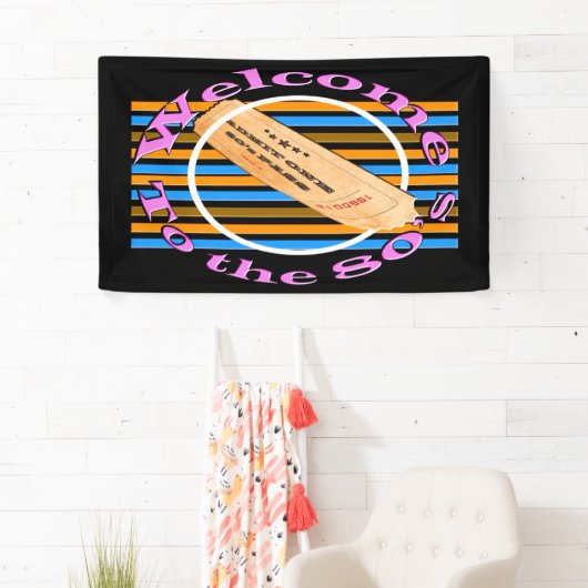 Ticket in die 80er Jahre einräumen Banner (Insitu)