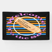 Ticket in die 80er Jahre einräumen Banner (Horizontal)