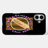 Ticket in die 80er Jahre einräumen Case-Mate iPhone Hülle (Rückseite (Horizontal))