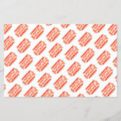 Ticket-Niedliche Geburtstag für den Circus Carniva (Rückseite)