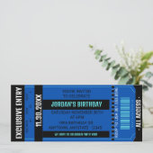 Ticket-Party Einladung | Einladung zu Veranstaltun (Stehend Vorderseite)