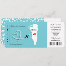 Ticket Pass Wedding Destination Gibraltar
