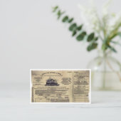 Ticket RMS Titanic 1912 (Stehend Vorderseite)