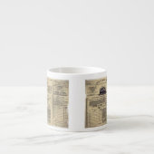 Ticket RMS Titanic 1912 Espressotasse (Vorderseite)