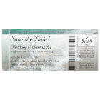 Ticket Save-Datum, Strand Ziel Hochzeitskreuzfahrt