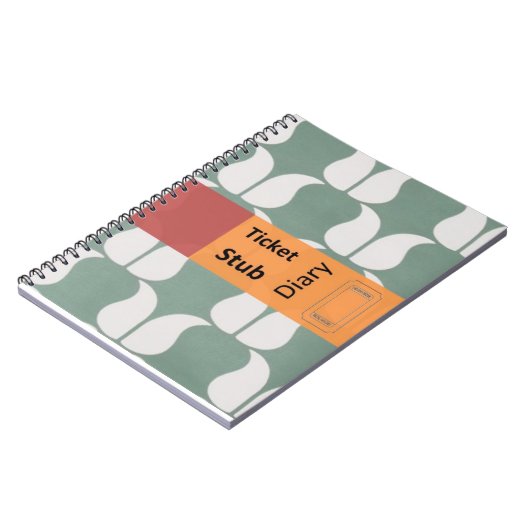 ticket stub diary notizblock (Linke Seite)