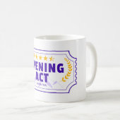 Ticket-Tasse Kaffeetasse (VorderseiteRechts)