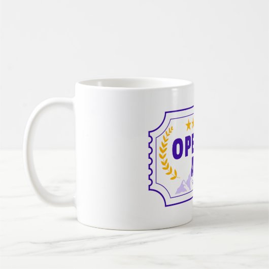Ticket-Tasse Kaffeetasse (Links)