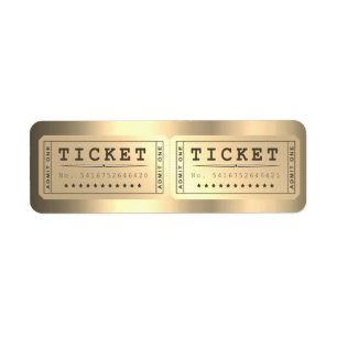 Ticketausgabe für Eintrittspreiseintritte mit Gold