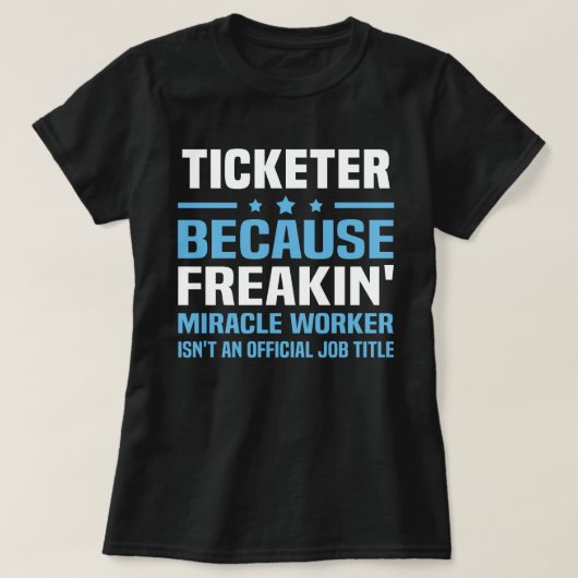 Ticketer T-Shirt (Design vorne)