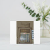 Ticketfenster der Bahnhöfe Postkarte (Stehend Vorderseite)