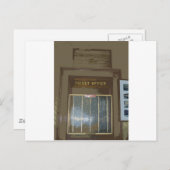 Ticketfenster der Bahnhöfe Postkarte (Vorne/Hinten)